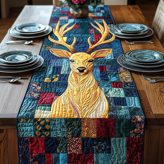 Radiant Deer Quilted Table Runner GFTOTP3821