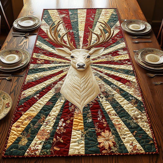 Rustic Deer Glow Quilted Table Runner GFTOTP3839