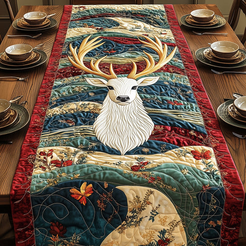 Rustic Deer Glow Quilted Table Runner GFTOTP3840