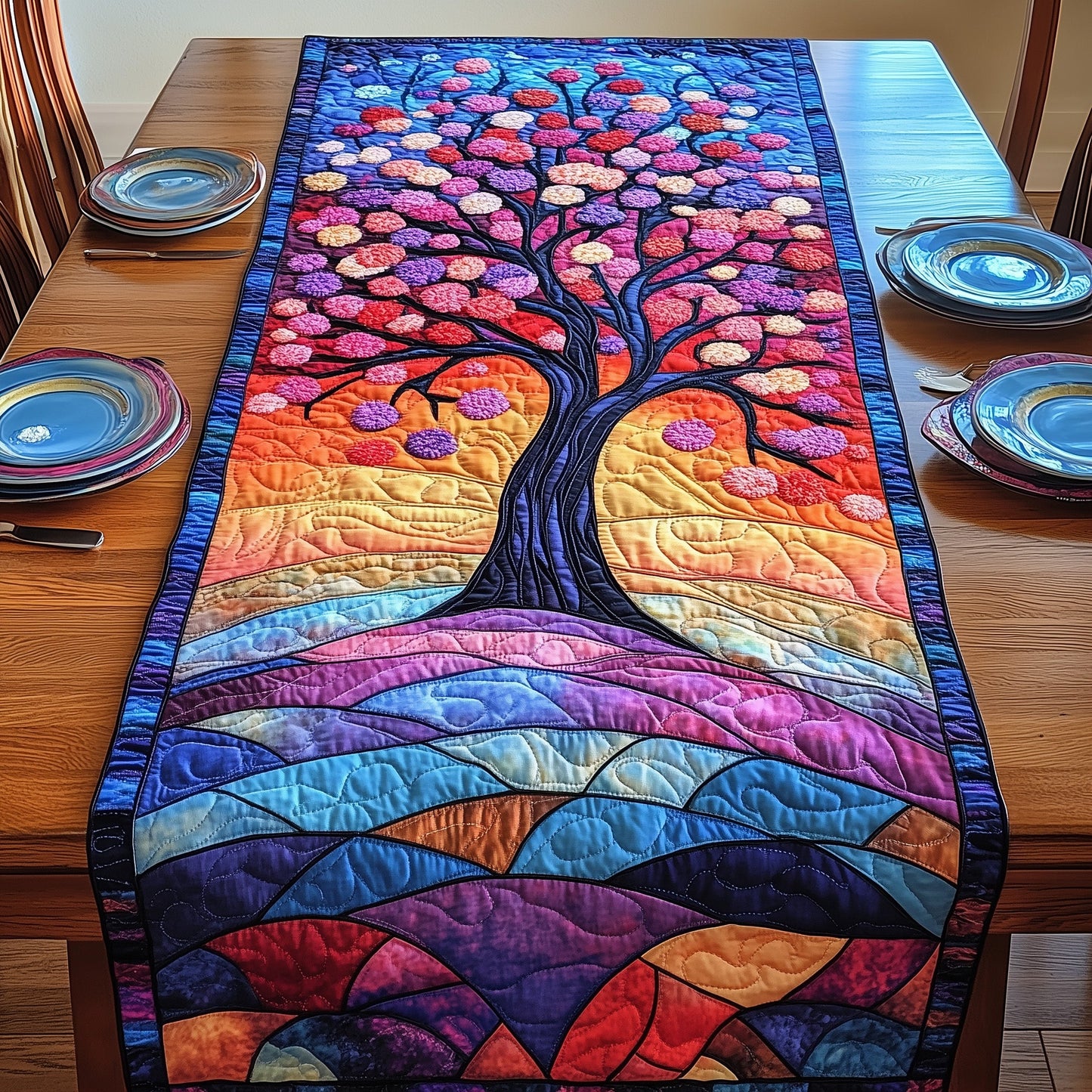 Radiant Sunrise Quilted Table Runner GFTOTP3845