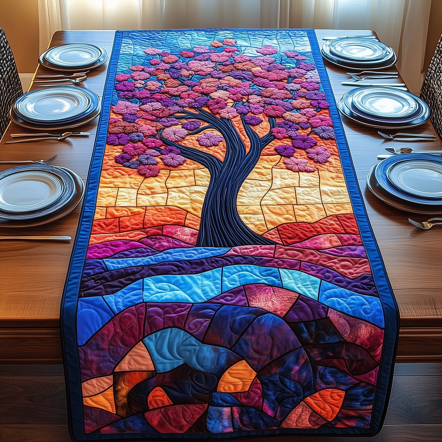 Radiant Sunrise Quilted Table Runner GFTOTP3846