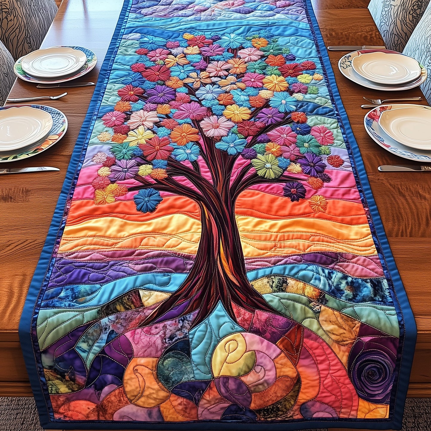 Radiant Sunrise Quilted Table Runner GFTOTP3847