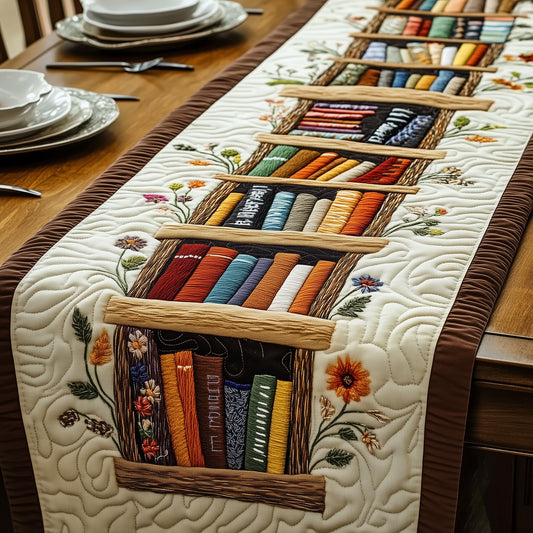 Literary Haven Quilted Table Runner GFTOTP3920