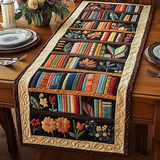 Literary Haven Quilted Table Runner GFTOTP3923