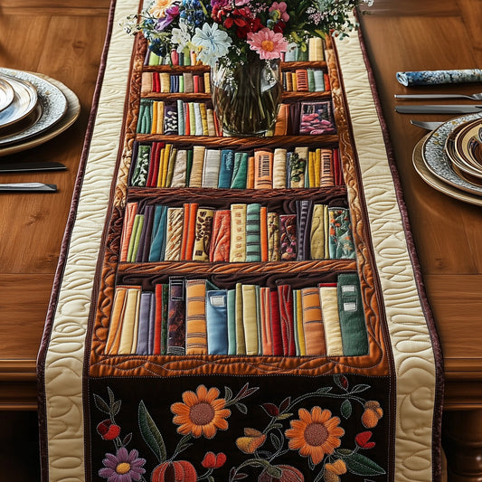 Literary Haven Quilted Table Runner GFTOTP3926