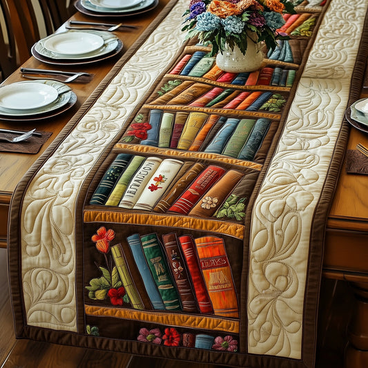 Literary Haven Quilted Table Runner GFTOTP3927