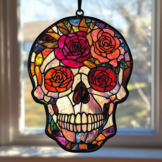 Ethereal Skull Glow Suncatcher GFTOTP4706