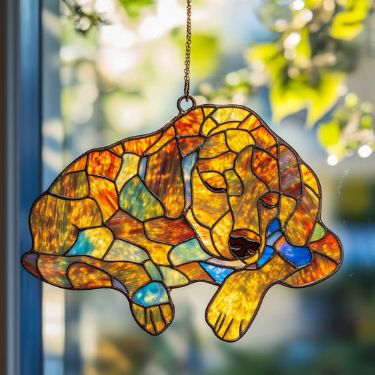 Happy Golden Retriever Suncatcher GFTOTP4776