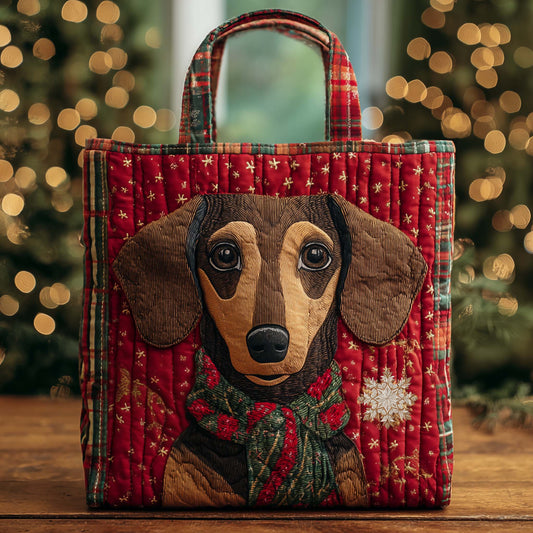 Long Pup Quilted Tote Bag GFTOYC2487