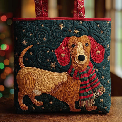 Long Pup Quilted Tote Bag GFTOYC2491