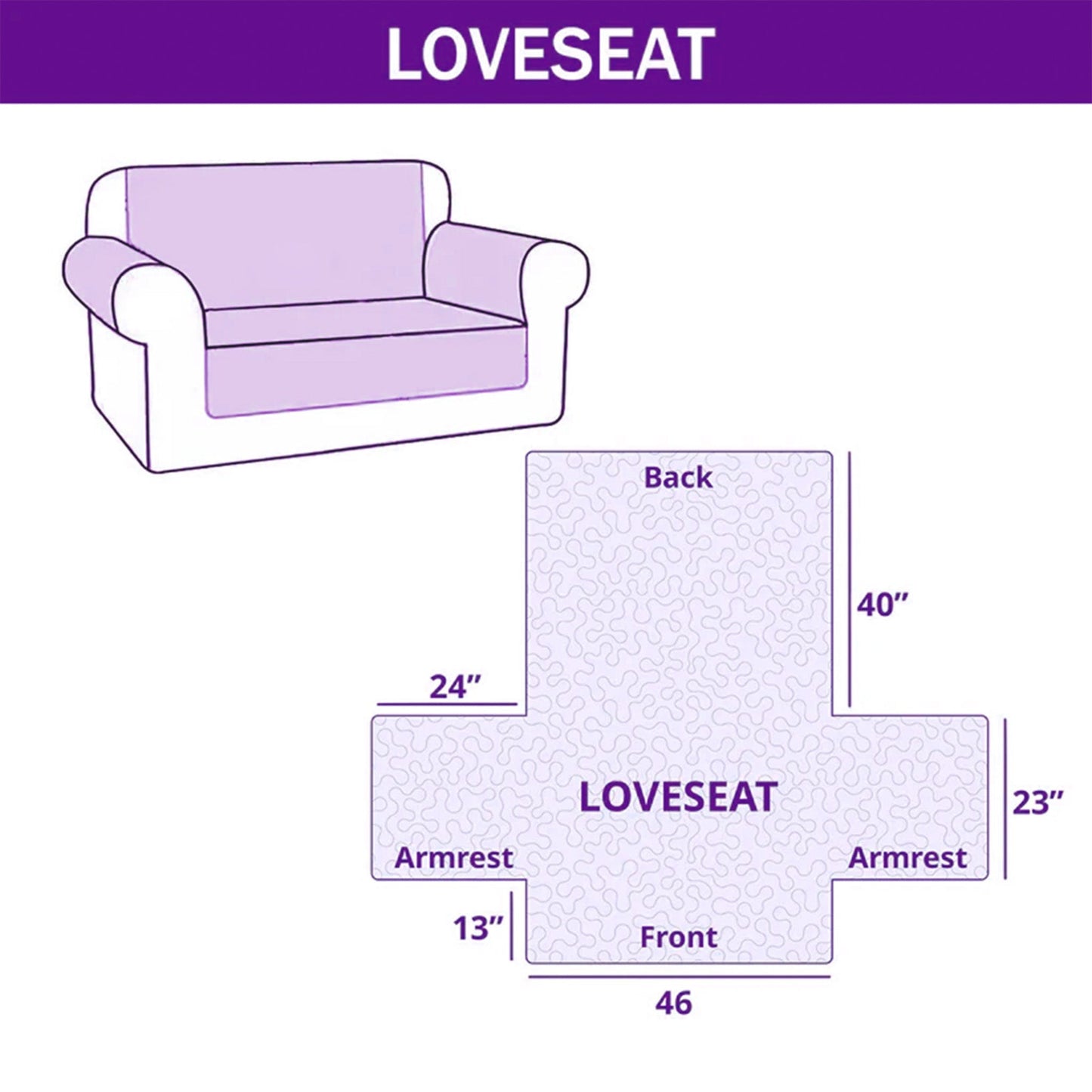 Bear Glacier Quilted Sofa Cover GFTOPND2169