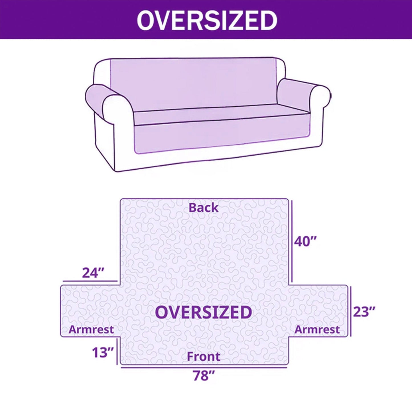 Bear Glacier Quilted Sofa Cover GFTOPND2169