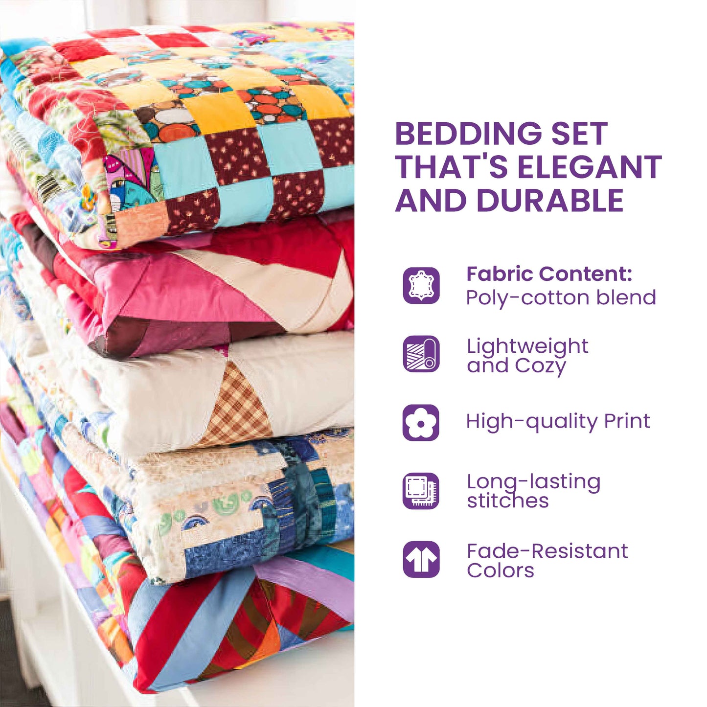Be Still And Know 3-Piece Quilted Bedding Set GFTOHNL2803