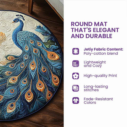 Horse Meadow Quilted Round Mat GFTONPT243
