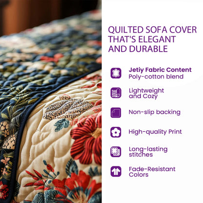 Bear Glacier Quilted Sofa Cover GFTOPND2169